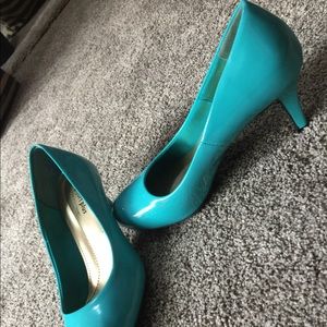 Blue heels